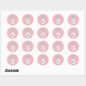 Comic Cat I Liebe Jesus Stickers Siegel (Blatt)