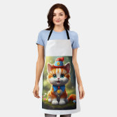 Comic Cat Zuhause & Kitchsammlung Schürze (Getragen)