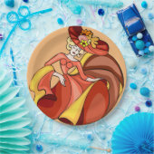 Comic Chic Dancer Charakter Jahrestag Pappteller (Party)