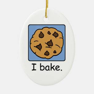 Comic-Clip-Art-leckeres-Schokoladenstückchen-Cooki Keramikornament