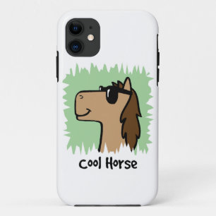 Comic-Clipart Cooles Pferd mit Sonnenbrille Case-Mate iPhone Hülle