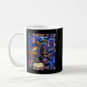 Comic Collage Sly Cooper Graphic Kaffeetasse