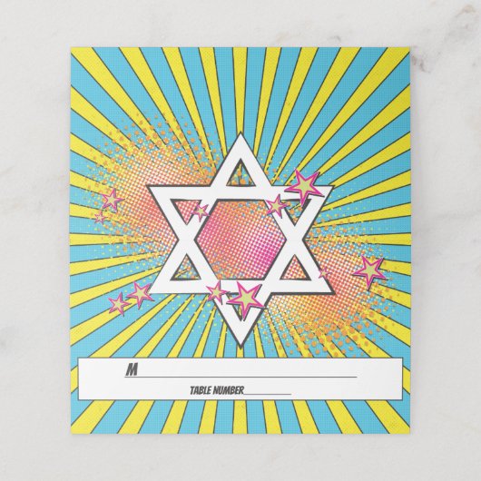 Comic Comic Buch Bar Mitzvah Star von David Platzkarte (Außenseite Aufgefaltet)