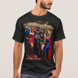 : "Comic Con Crew: Men Group Graphic T - Shirt" T-Shirt