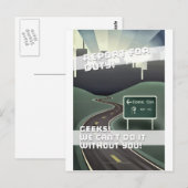 Comic Con Movie Poster Postkarte (Vorne/Hinten)