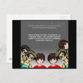 Comic: Das Jahr alles veränderte sich Postkarte (Vorne/Hinten)