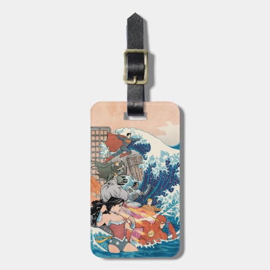 Comic der Gerechtigkeitsliga #15 Variante Gepäckanhänger (Vorderseite vertikal)