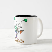Comic-Design-Kaffeetasse Zweifarbige Tasse (VorderseiteRechts)