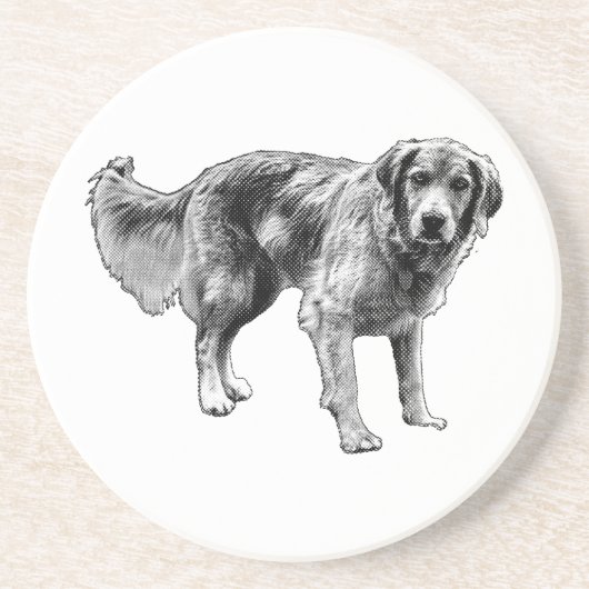 Comic Dog Untersetzer für Spooky Tables (Vorne)