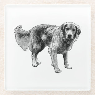 Comic Dog Untersetzer für Spooky Tables