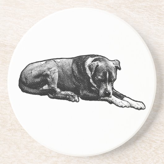 Comic-Dot-Paws-Untersetzer Getränkeuntersetzer (Vorne)