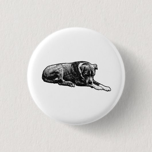 Comic-Dot-Pup-Button Button (Vorderseite)
