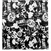 Comic Duschvorhang (Vorderseite)