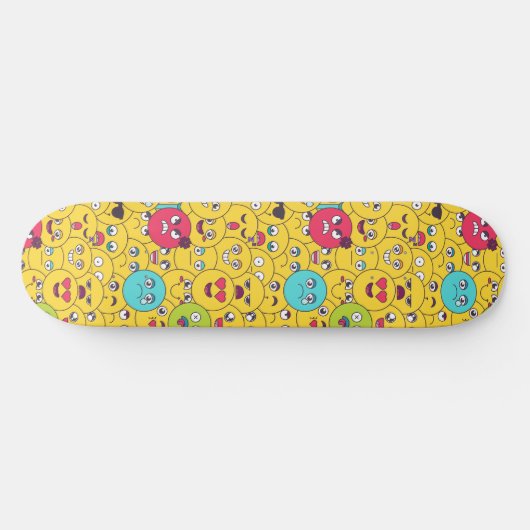 Comic Emoji Skateboard (Horizontal)