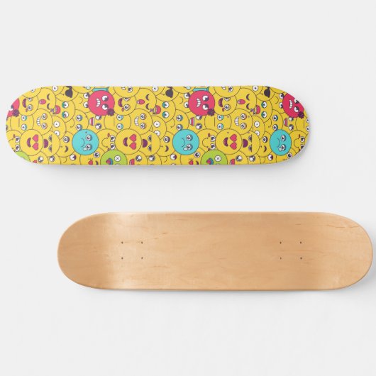 Comic Emoji Skateboard (Horizontal)