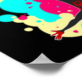 Comic Farben Miles Morales Poster (Ecke)