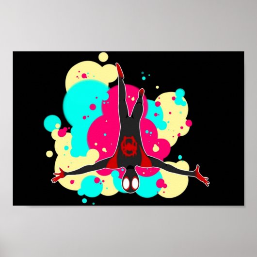 Comic Farben Miles Morales Poster (Vorne)