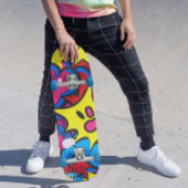 Comic-Farben Skateboard