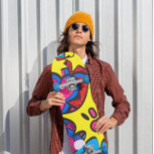 Comic-Farben Skateboard