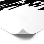 Comic Fischfang Fischer Funny Cartoon Poster (Ecke)