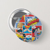 Comic-Folien der Liebe - Farbe Button (Vorne & Hinten)