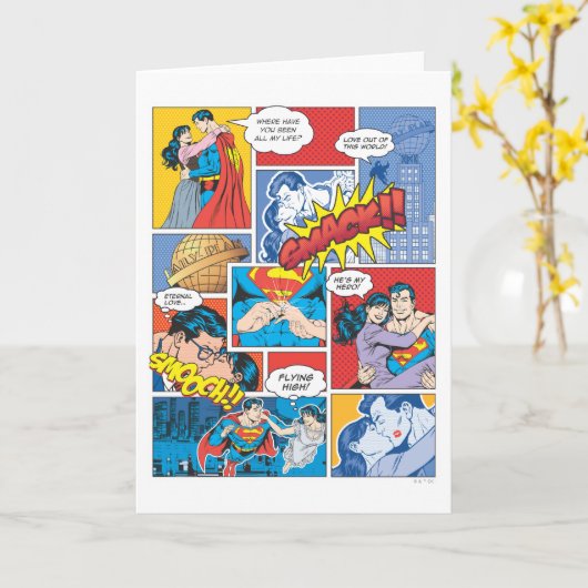 Comic-Folien der Liebe - Farbe Karte (Gelbe Blume)