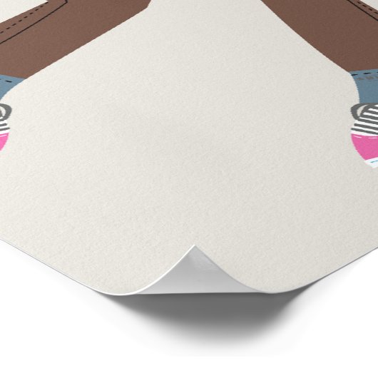 Comic Frenzy Devil Boy Poster (Ecke)