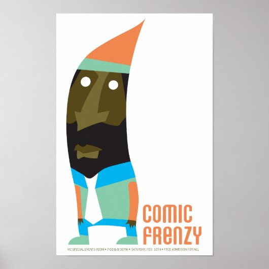 Comic Frenzy Gnome Poster (Vorne)