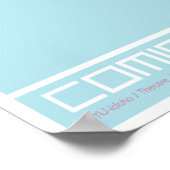 Comic Frenzy Lion Poster (Ecke)