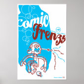 Comic Frenzy Robot Poster (Vorne)