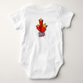 comic funny cartoon baby strampler (Rückseite)