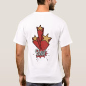 comic funny cartoon T-Shirt (Rückseite)