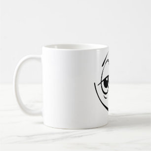 Comic Funny Hombre Man Mister Lip Eyes Gesicht Kaffeetasse