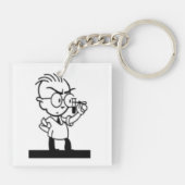 Comic für Vintage Cartoon-Chemie Schlüsselanhänger (Rückseite)