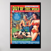 Comic für Vintage Science Fiction Poster (Vorne)