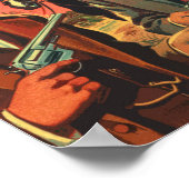 Comic für Vintage Western Poster (Ecke)