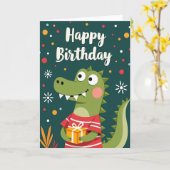 Comic-Geschenk-Geburtstagskarte Karte (Gelbe Blume)