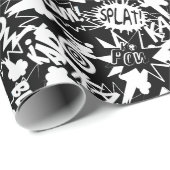 Comic Geschenkpapier (Rolleneckpunkt)