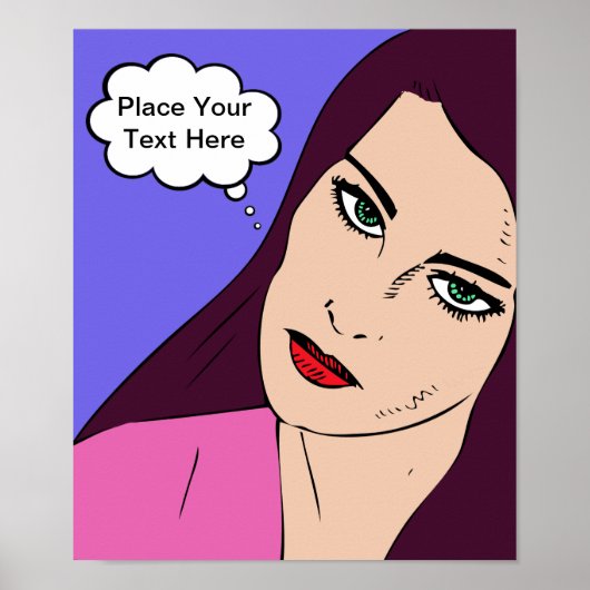 Comic Girl #1 Poster (Vorne)