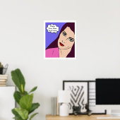 Comic Girl #1 Poster (Heimbüro)