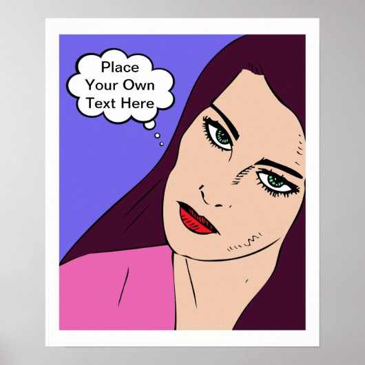 Comic Girl #1 Poster (Vorne)