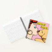 Comic Girl with Puppy-Notebook - Custom Notizblock (Innenseite)