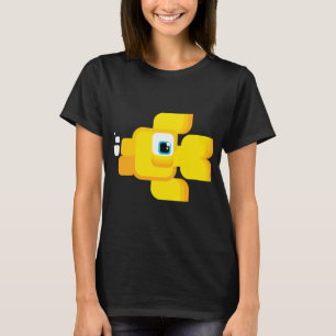 Comic-Goldfisch - Gelb T-Shirt