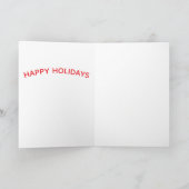 Comic Goldfish abstrakt Feiertagskarte (Innenseite)