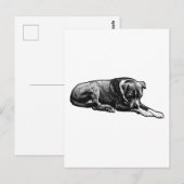 Comic-Grain-Postkarte Postkarte (Vorne/Hinten)