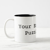 Comic Grammar Zweifarbige Tasse (Links)