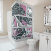 Comic Halloween: Spaß-Illustration Duschvorhang (Beispiel)