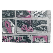 Comic Halloween: Spaß-Illustration Kissenbezug (Rückseite)