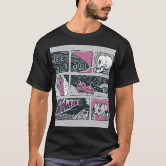 Comic Halloween: Spaß-Illustration T-Shirt