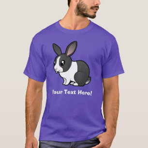 Comic-Hase (hochstehendes Ohr glattes Fell) T-Shirt